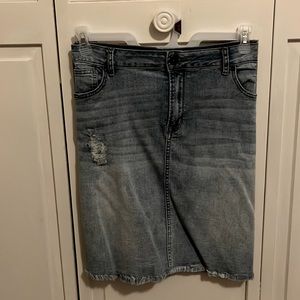 Denim Skirt